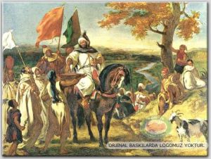 100x70cm ÇERÇEVELİ CANVAS TABLO OSMANLI TBL -739