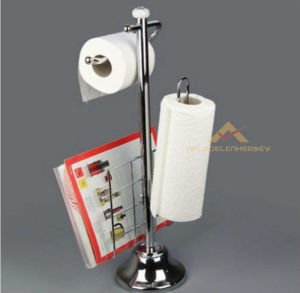 56cm PASLANMAZ KROM GAZETELİKLİ WC KAĞITLIĞI