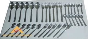 Ömür Boyu Garantili 36 Parça Paslanmaz Çelik Rostre Çatal Kaşık Takımı En Kullanışlı Yemek Seti