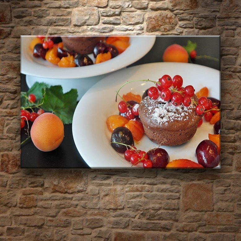 MEYVELER & SUFLE 7 değişen ölçü ORİJİNAL KANVAS TABLO