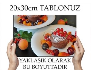 MEYVELER & SUFLE 7 değişen ölçü ORİJİNAL KANVAS TABLO