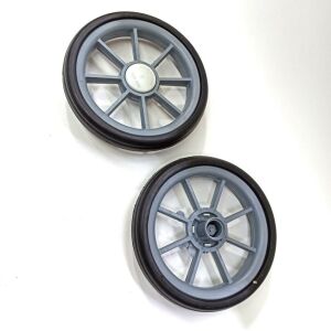 PLASTİK PAZAR ARABASI BEBEK ARABASI TEKER TAKIMI 2 ADET FİYATIDIR 19 CM ÇAP