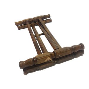 Katlanabilir Sini Ayağı Yerden Yüksekliği 24cm Ahşap Malzemeden Yapılmış Yer Sofrası Ayağı