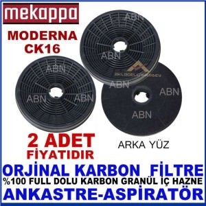 MEKAPPA ANKASTRE DAVLUMBAZ FİLTRESİ MEKAPPA DAPHNE CC10 MODEL DAVLUMBAZ İÇİN GRANÜL KARBON FİLTRE