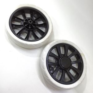 PLASTİK PAZAR ARABASI BEBEK ARABASI TEKER TAKIMI 2 ADET FİYATIDIR 17 CM ÇAP