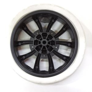 PLASTİK PAZAR ARABASI BEBEK ARABASI TEKER TAKIMI 2 ADET FİYATIDIR 17 CM ÇAP