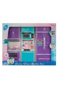 Karlar Ülkesi 3'lü Oyuncak Mutfak Seti +3 Yaş İçin Oyuncak Mutfak