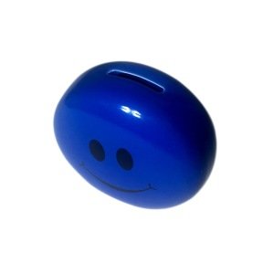 Seramik Kumbara Emoji Smile Gülen Surat Kumbara 13 cm