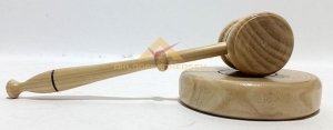 AHŞAP TOKMAK SETİ ALTLIKLI AHŞAP HAKİM TOKMAĞI