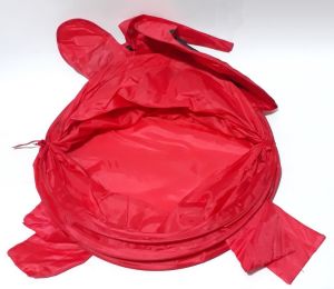 Katlanabilir Oyuncak Selesi veya Kirli Çamaşır Sepeti 45x38x38cm Kapağında Fil Desenli Kaliteli Sele