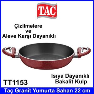 Taç TT1153 Granit Yumurta Sahan 22 cm Seramik Dış Yüzey
