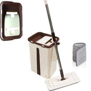 Microfiber Tablet Mop 5 Paspaslı Temizlik Seti 6+6=12 Litre