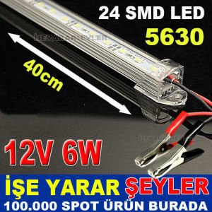 6W 40cm SEYYAR ŞERİT LED AYDINLATMA ÇUBUĞU