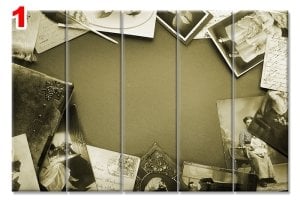 ESKI FOTOGRAFLAR 7 STİL 5 PARÇALI KANVAS TABLO