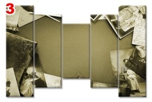 ESKI FOTOGRAFLAR 7 STİL 5 PARÇALI KANVAS TABLO