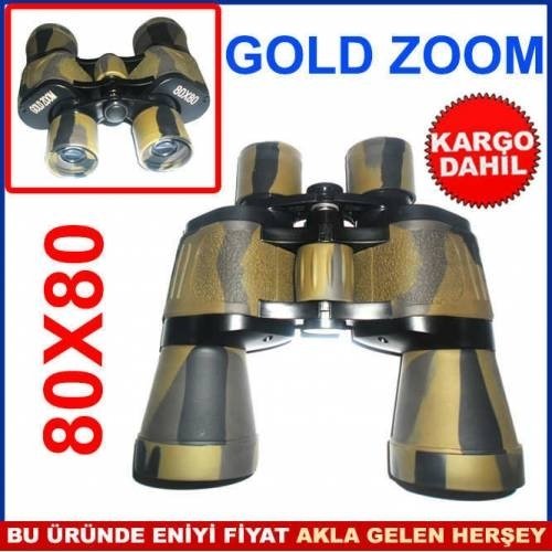 GOLD ZOOM 80X80 ERGONOMİK DİZAYN AVCI DÜRBÜNÜ