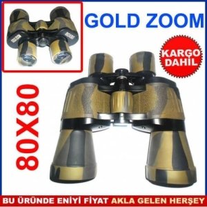 GOLD ZOOM 80X80 ERGONOMİK DİZAYN AVCI DÜRBÜNÜ