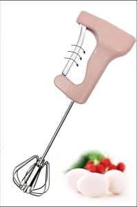 Kitchen Whısk Elden Basmalı Metal Lüks Çırpıcı El Mikseri
