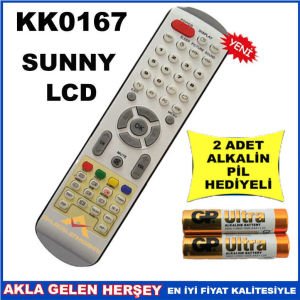 SUNNY LCD-PLAZMA TELEVİZYON KUMANDASI KK0167