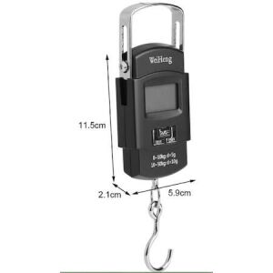Elektronik Hassas Terazi 50kg Kapasite Dijital El Kantarı Çelik Askılıklı Terazi Tartı
