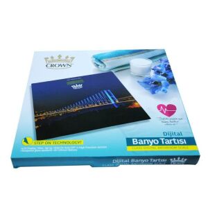 180 kg Kapasiteli Dijital Banyo Tartısı Cam Tasarım Baskül Tartı