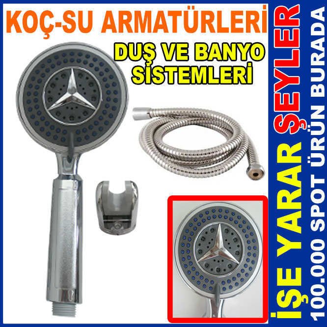 KOÇ-SU ARMATÜRLERİ KROM ÇELİK DUŞ SİSTEMLERİ