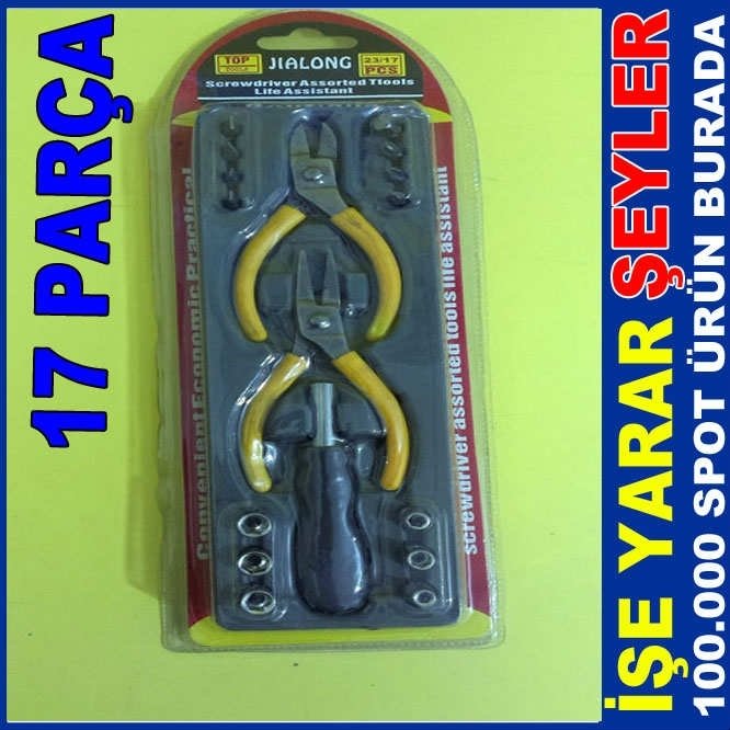 17 PARÇA KARGABURUN YANKESKİ ve TORNAVİDA SETİ