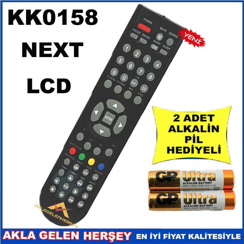 NEXT LCD-PLAZMA TELEVİZYON KUMANDASI KK0158
