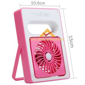 TAŞINABİLİR ŞARJLI MASAÜSTÜ AYARLABİLİR USB FAN