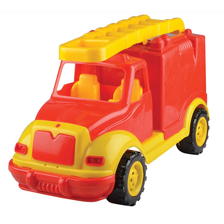 Ton Ton İtfaiye Kamyonu 43 cm Kaliteli ve Dayanıklı Plastik Oyuncak Kamyon