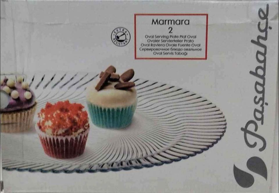 Paşabahçe Marmara 10268 Cam Kayık Tabak 24 X 175 Cm