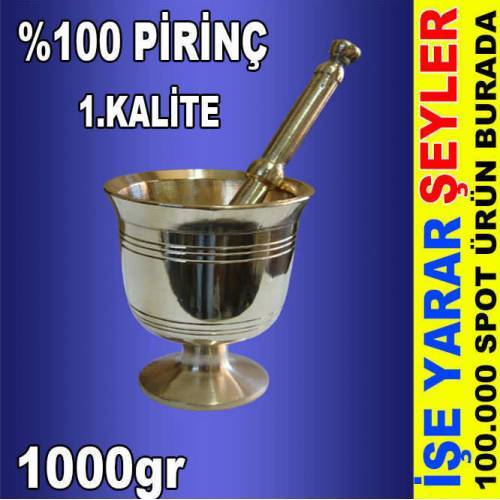 Büyük Boy Ömür Boyu Garanti Full Pirinç Havan