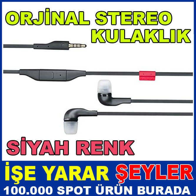 3.5mm ORJNAL STEREO SÜPER SES MİKRAFONL KULAKLIK