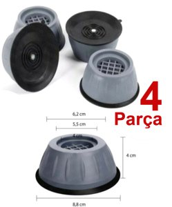 Titreşim önleyen Çamaşır Makinesi Ayağı 4'lü Set 2 parçalı Özel Kaydırmaz Vantuzlu Çamaşır Makinası Üreticiden Toptan Fiyatına Perakende Satış