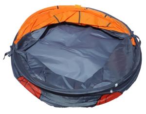 Katlanabilir Oyuncak Selesi veya Kirli Çamaşır Sepeti 50x43x43cm Uğur Böceği, Ördek, Futbol Desenli turuncu