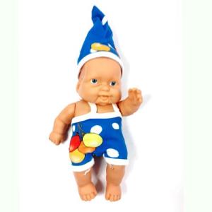 Tekerlekli Yürüteçli Oyuncak Bebek Seti Bebek 20cm Yürüteç 15cm