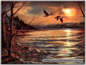 100x70cm ÇERÇEVELİ CANVAS TABLO FANTASY B000791