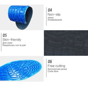 Ayakkabı içi ortopedik jel tabanlık darbe emici,masaj yapan yumuşak ve rahat yürüyüş ve koşu için