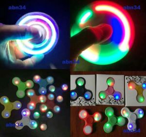 Led Işıklı Stres Çarkı 9 Orjinal Fidget Hand Spinner Süper Dönüş