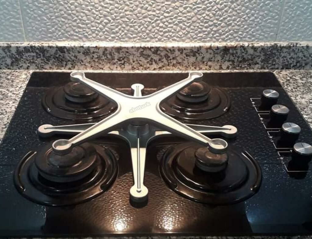 Gold Seri Spider Cooking Full Döküm Alüminyum Dönerli Börek Pişirici Ocaküstü Künefe Pişirme Aparatı