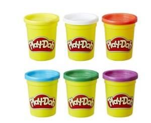 Play-Dough Oyun Hamuru 6 Renk K-700 Yerli Üretim 3-6 yaş %100 Doğal