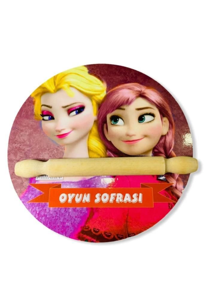 Elsa Ve Anna Ahşap Oyun Hamur Sofrası
