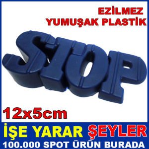 KIRILMAZ KAUÇUK PLASTİK 12x5cm KAPI STOPERİ