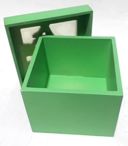 11x11x8cm Boyutlarında Ağaç Desenli Boncuklu Ahşap Hediye Kutusu Kaliteli Ahşaptan Üretilmiştir