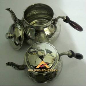 OSMANLI TUĞRA DESENLİ BAKIR BÜYÜK BOY ÇAYDANLIK