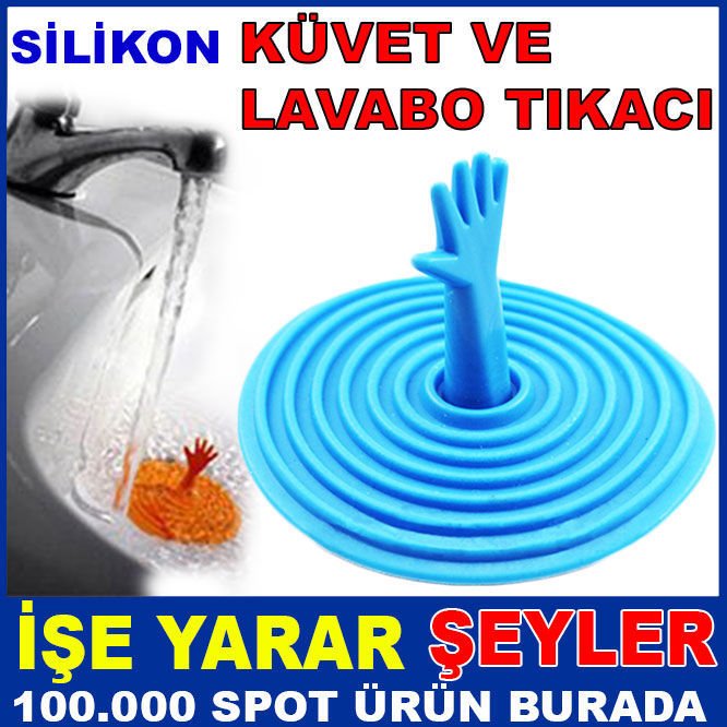 6x5cm KAUÇUK SİLİKON KÜVET VE LAVABO TIKACI