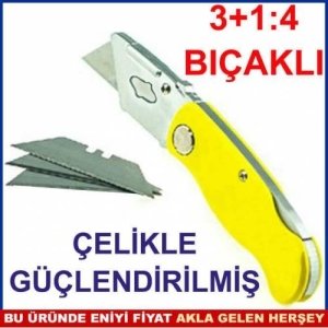 4 BIÇAKLI ÇOK AMAÇLI KATLANIR HALI MAKET BIÇAĞI