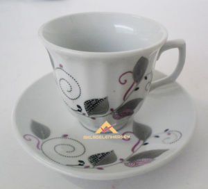 ASA PAPATYA DESENLİ 12 PARÇA KAHVE FİNCANI SETİ