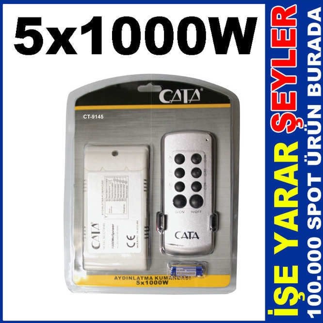 CATA CT-9145 5'Lİ AYDINLATMA AVİZE KUMANDASI SE