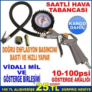 STILSON SAATLİ HAVA TABANCASI HAVA DÖNGÜ ENFLASYON SİLAHI